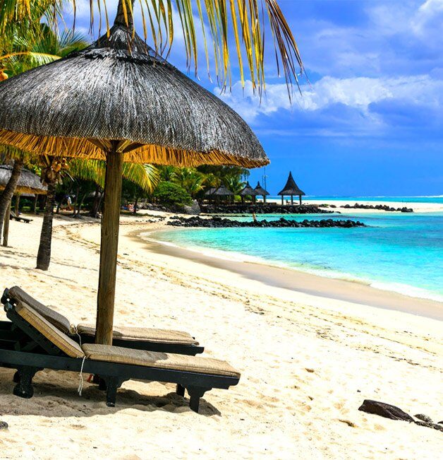 pláže Mauricius