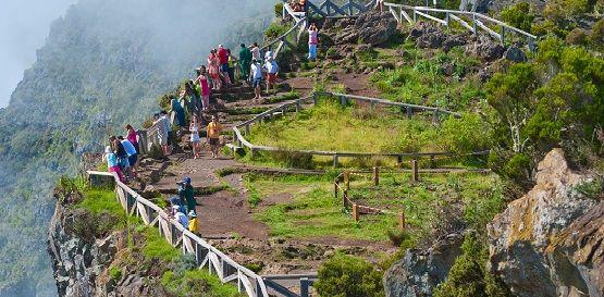 Horská turistika na ostrově Réunion 